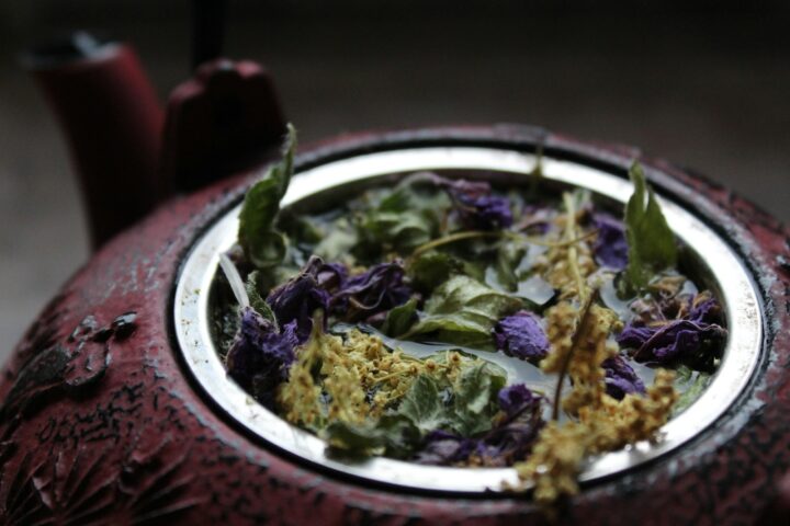Te amb herbes silvestres